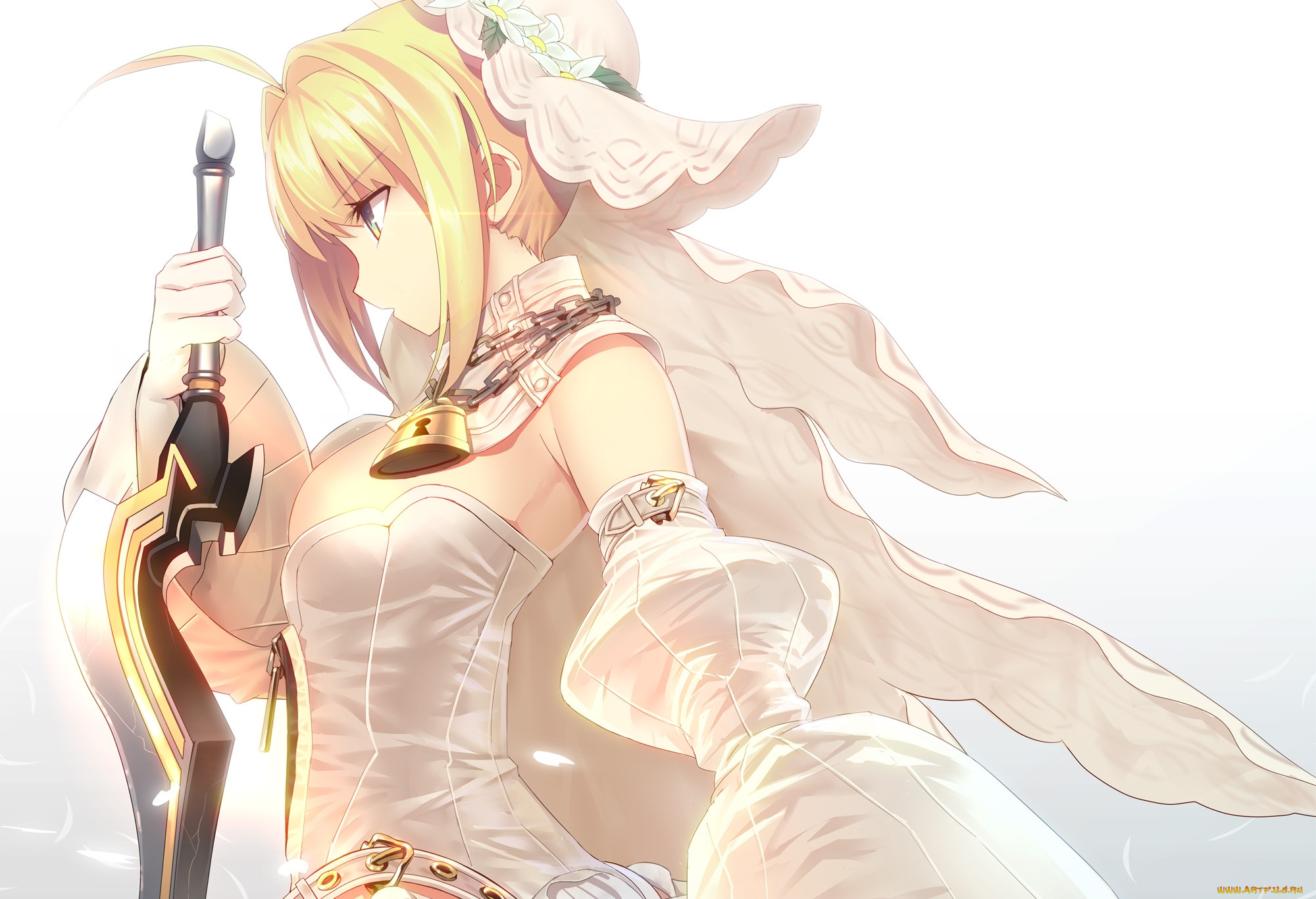 , fate, stay night, saber, bride